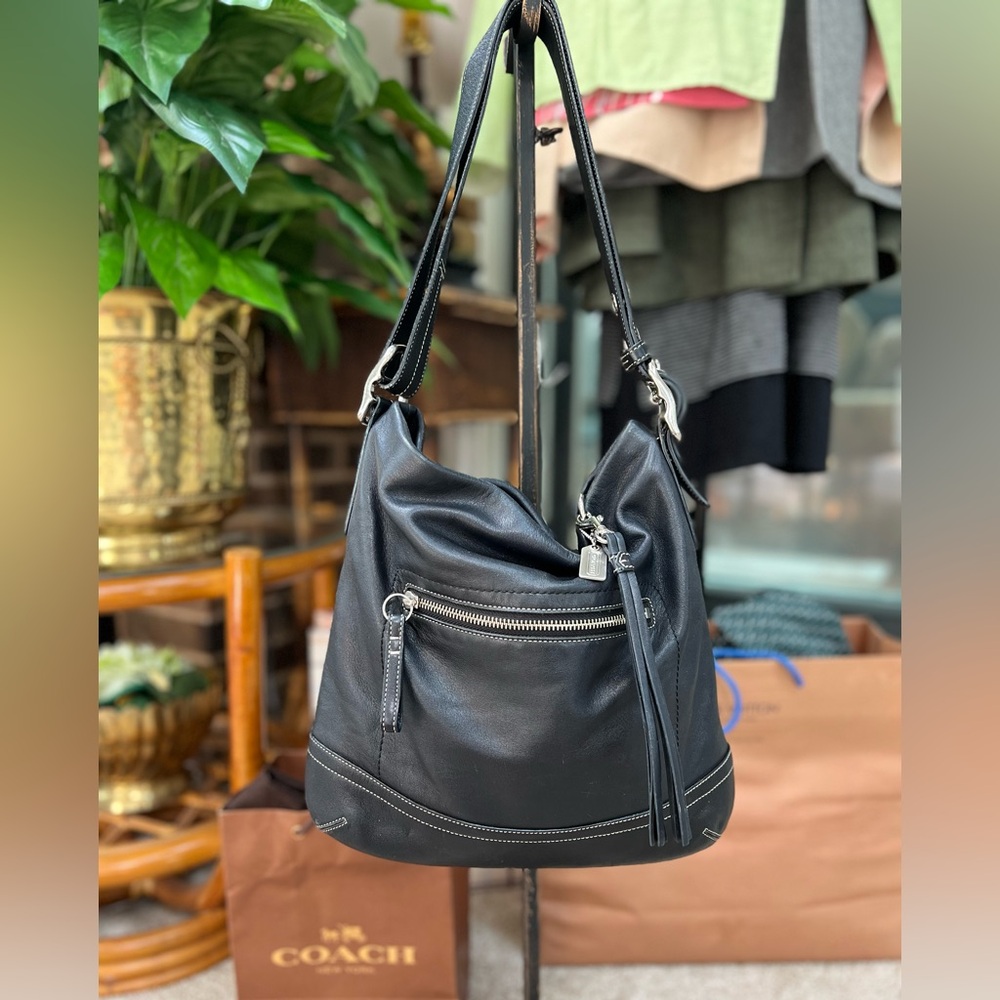 Coach Black Hobo Bag #1414